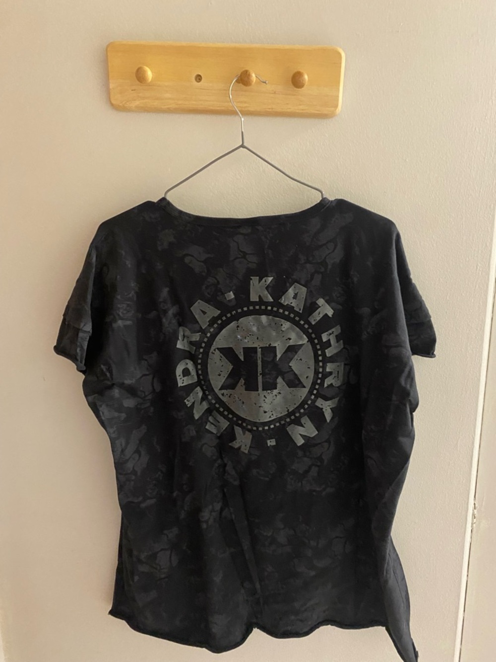 KK Fit x Gymshark Black Tie Dye Tshirt